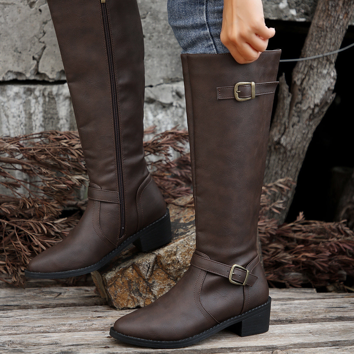Helvano | Kniehohe Reitstiefel für Damen