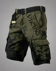 Helvano | Cargo-Shorts mit Print und Mehrfachtaschen für Herren