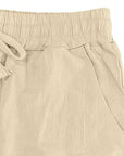 Helvano | Leichte Leinenhose für Herren mit Kordelzug