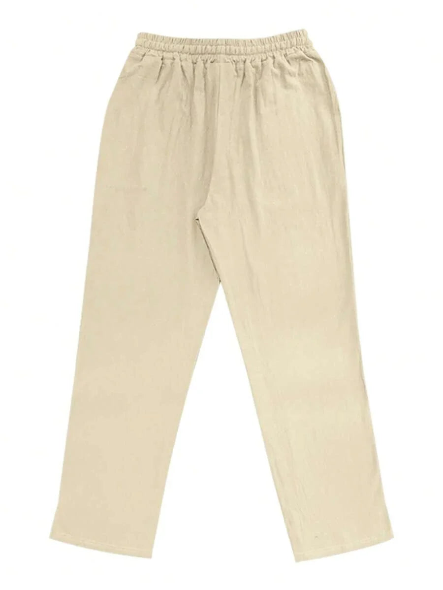 Helvano | Leichte Leinenhose für Herren mit Kordelzug