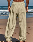 Helvano | Leichte Leinenhose für Herren mit Kordelzug