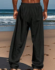 Helvano | Leichte Leinenhose für Herren mit Kordelzug