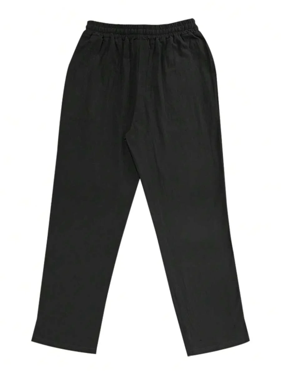 Helvano | Leichte Leinenhose für Herren mit Kordelzug