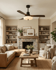 Helvano | Deckenventilator mit Licht und Fernbedienung