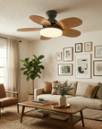 Helvano | Deckenventilator mit Licht und Fernbedienung