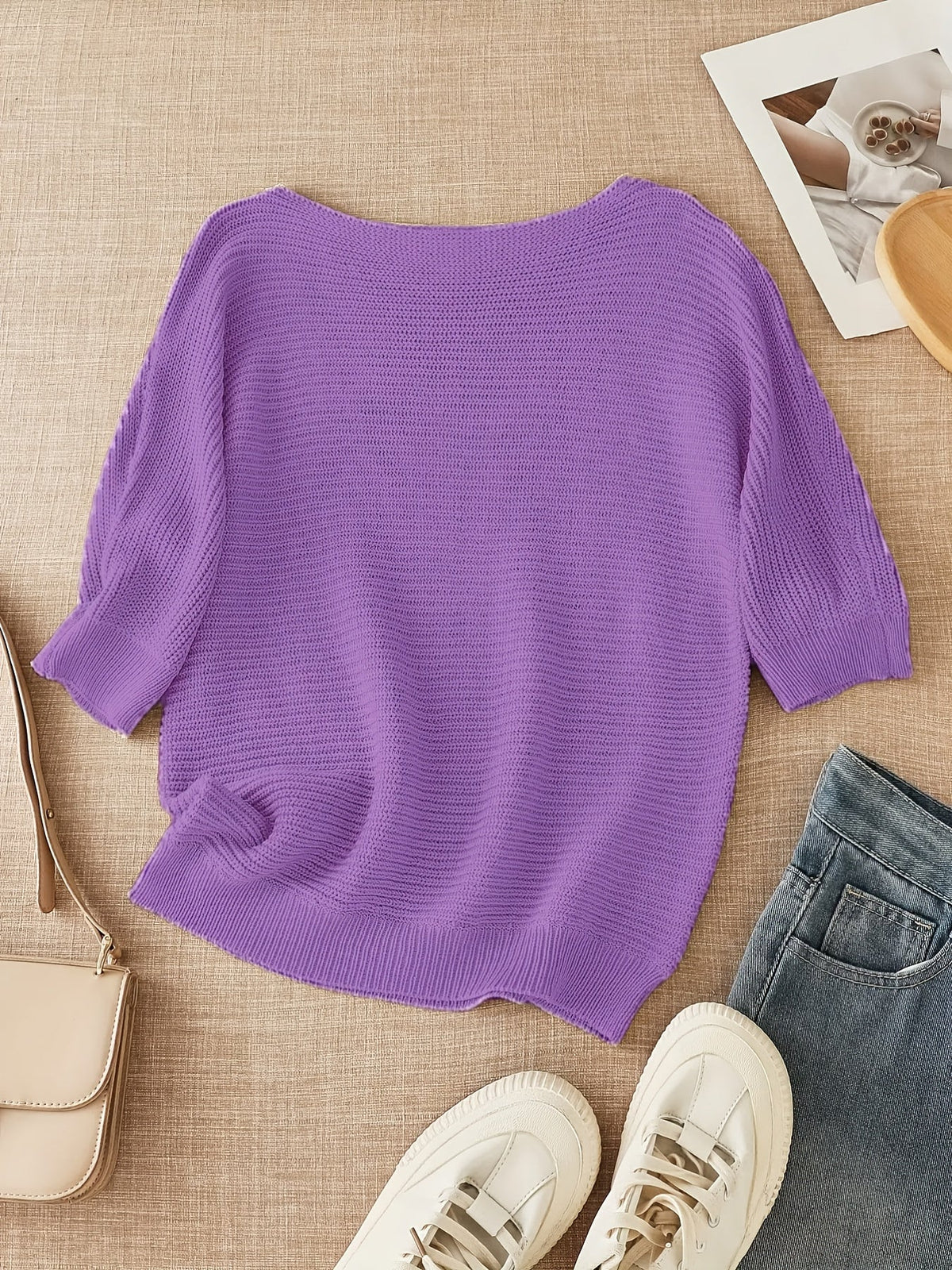 Helvano | Lockerer Lochstrick-Pullover für Damen