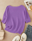 Helvano | Lockerer Lochstrick-Pullover für Damen