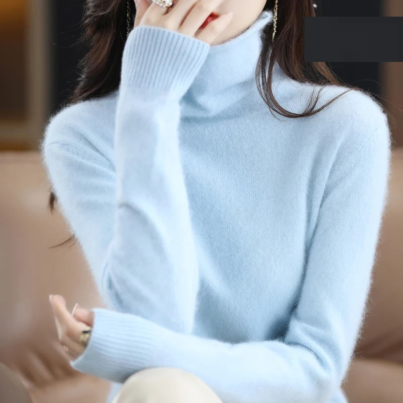 Helvano | Rollkragenpullover für Damen in Weiss