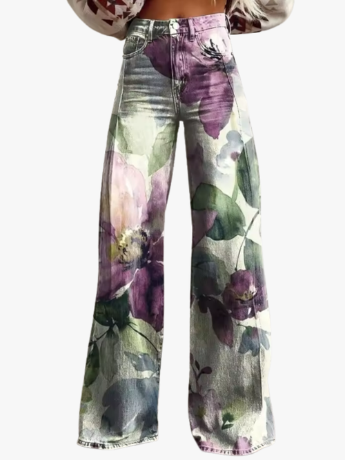 Helvano | Boho-Hose im Vintage-Look für Damen in Weiss