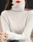 Helvano | Rollkragenpullover für Damen in Weiss