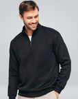 Helvano | Leichter Strickpullover mit Reissverschluss für Herren