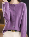 Helvano | Strickpullover für Damen mit Rundhalsausschnitt