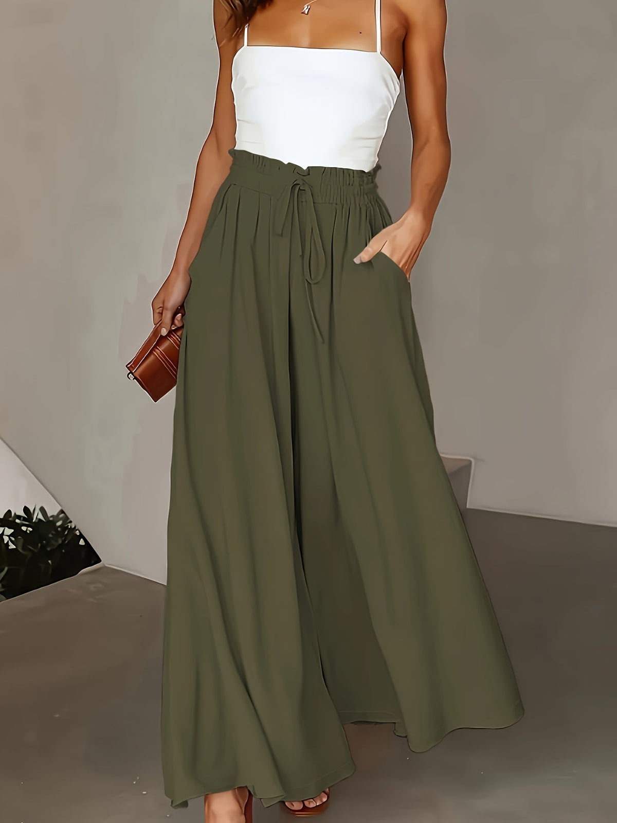 Helvano | Elegante Damenhose mit hohem Bund