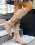 Helvano | Damenstiefel mit Blockabsatz in Schwarz