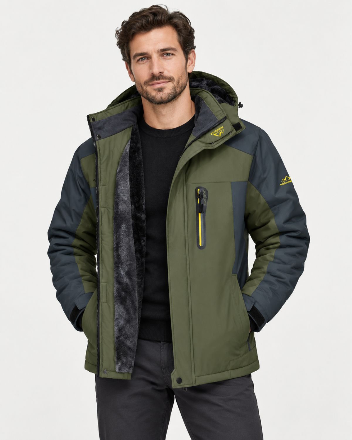 Helvano | Winterjacke mit Kapuze für Herren
