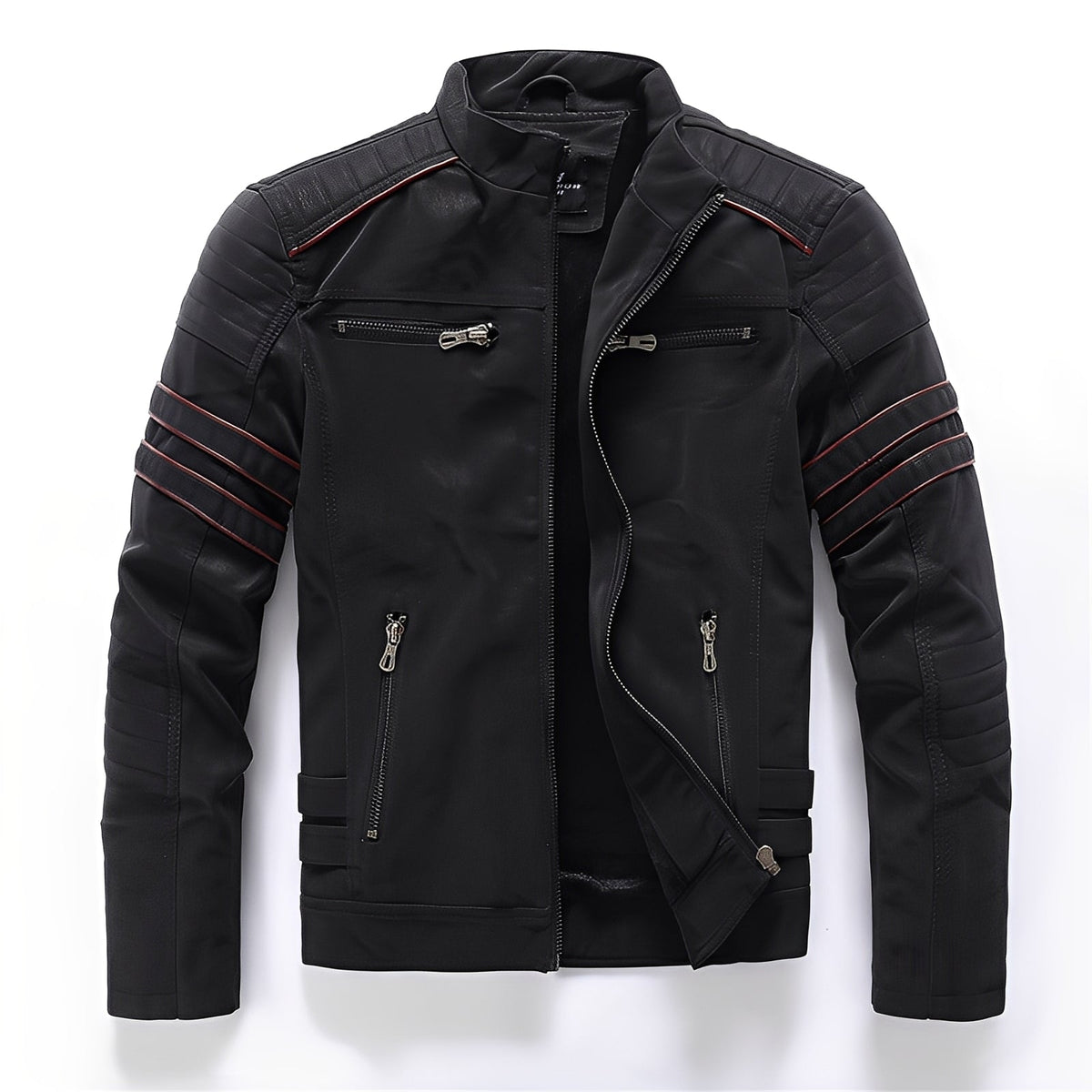 Helvano | Vegane Lederjacke für Herren im Bikerstil