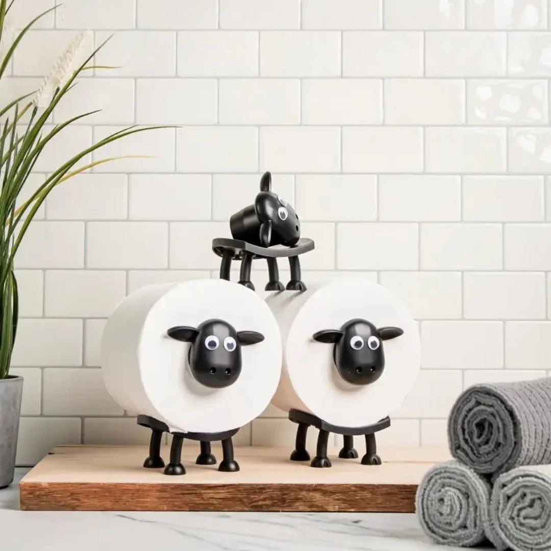 Helvano | Deko-Toilettenpapierhalter im Schaf-Design