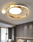 Helvano | Runde LED-Deckenleuchte flach aus Metall