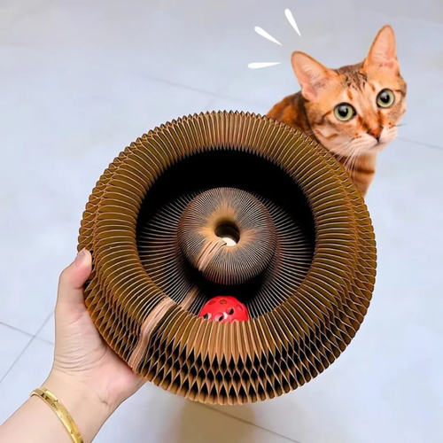 Helvano | Interaktiver Kratzer für Katzen