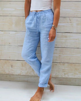 Helvano | Bequeme Leinenhose für Damen