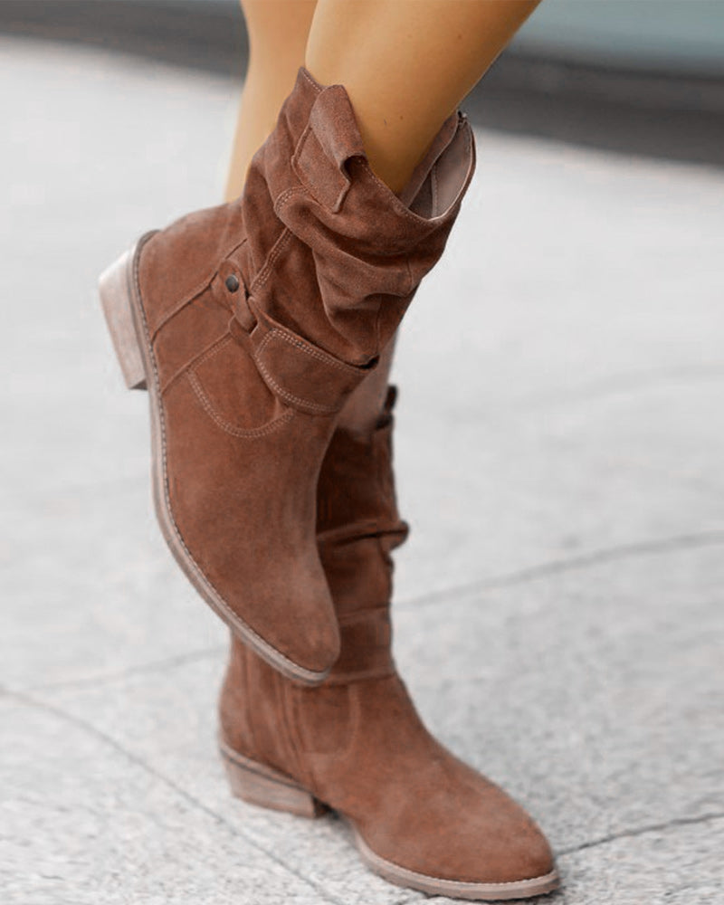Helvano | Stiefeletten mit niedrigem Absatz und Reissverschluss