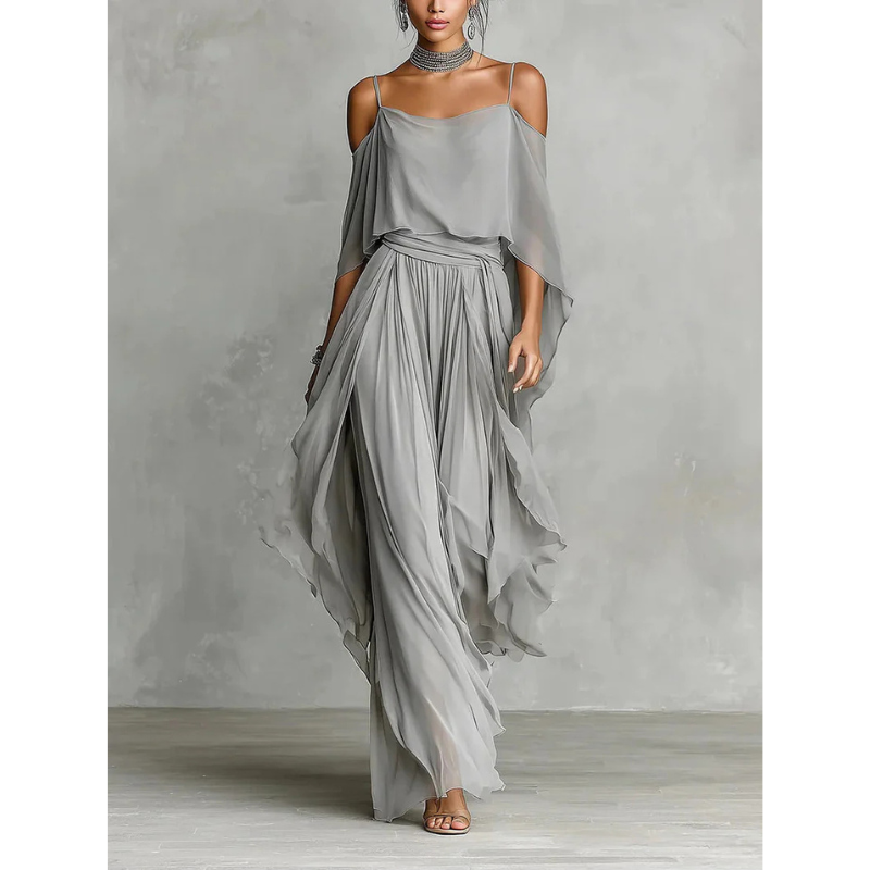 Helvano | Elegantes Chiffon-Set für Damen