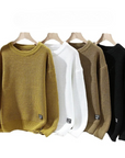 Helvano | Herren-Strickpullover mit Waffelstruktur