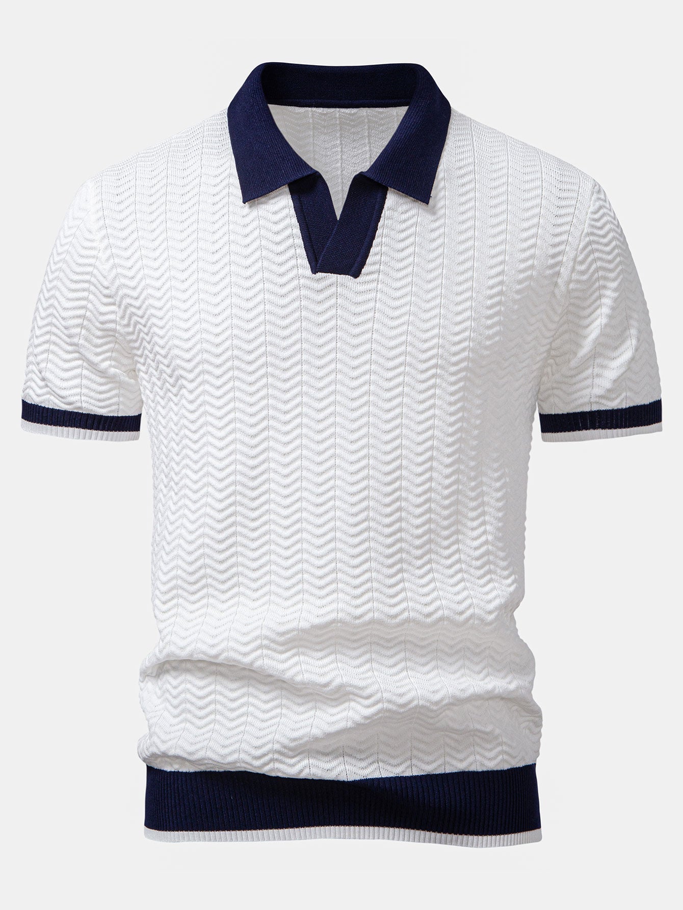 Helvano | Herren-Set Strickpolo &amp; Slim-Fit-Hose