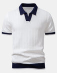 Helvano | Herren-Set Strickpolo & Slim-Fit-Hose