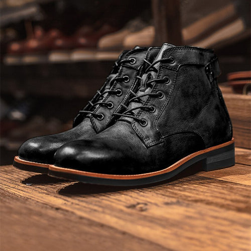 Helvano | Orthopädische Herrenstiefel aus Leder