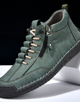 Helvano | Nubuk-Sneaker mit Reissverschluss für Herren