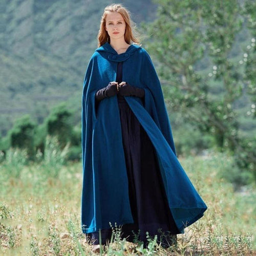 Helvano | Warmer Baumwollmantel für Damen in Schwarz