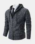 Helvano | Fleece-Strickjacke mit Reissverschluss für Herren