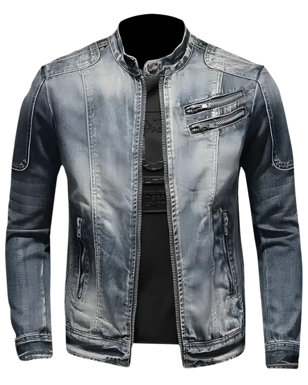 Helvano | Jeansjacke für Herren in Grau