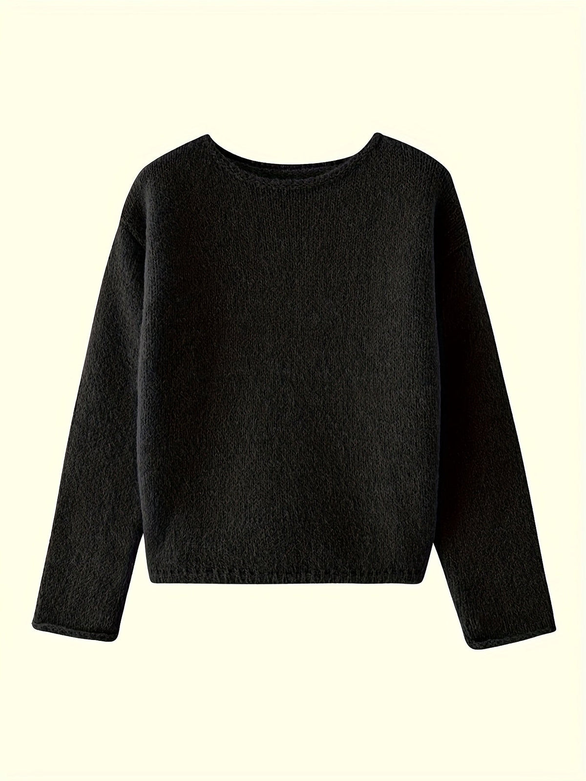 Helvano | Lockerer Strickpullover mit Rundhals für Damen