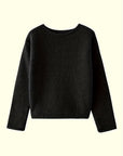Helvano | Lockerer Strickpullover mit Rundhals für Damen