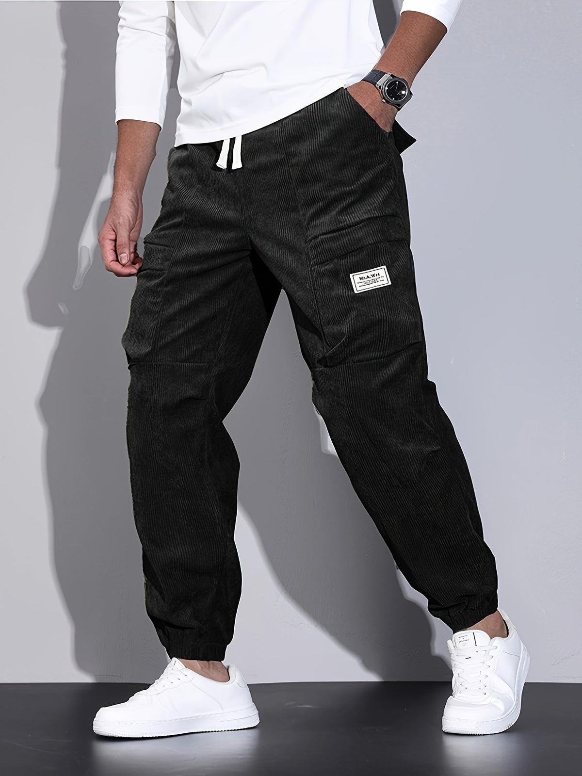 Helvano | Cargohose aus Cord für Herren