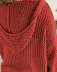 Helvano | Lockerer Strickpullover mit Kapuze