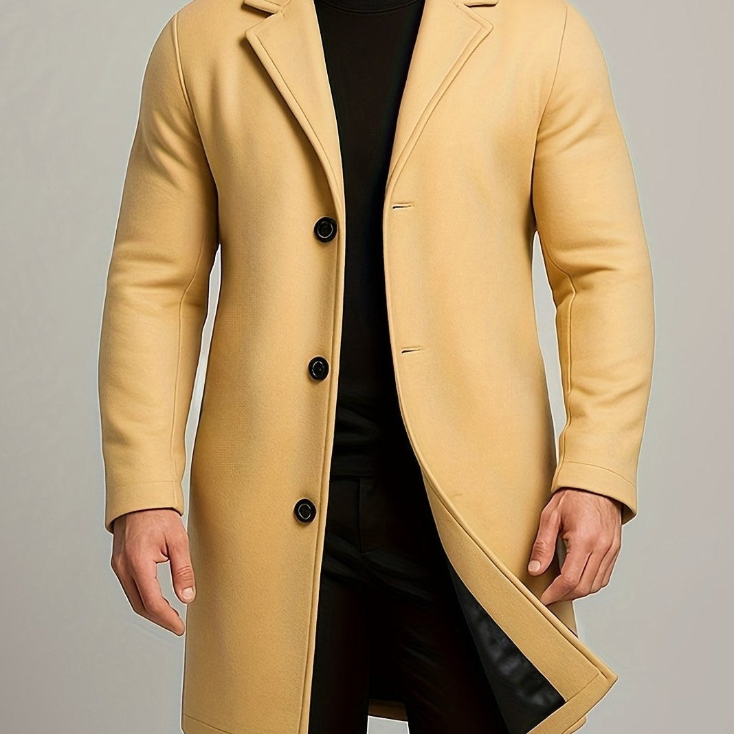 Helvano | Herrenjacke mit Revers und Knöpfen