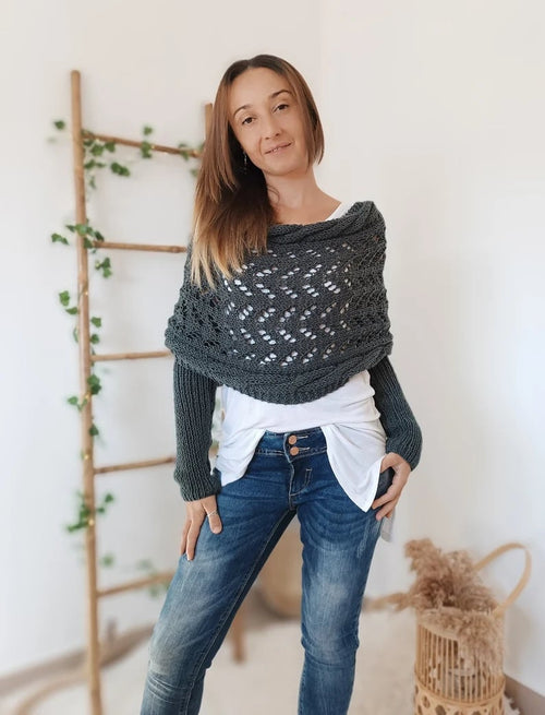 Helvano | Bequemer Strickschal für Damen
