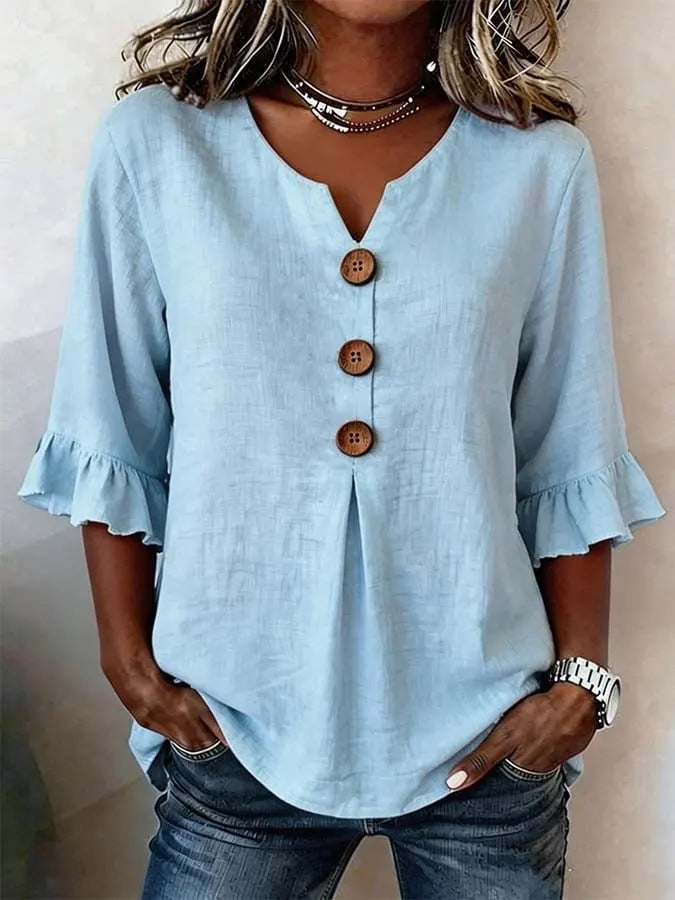 Helvano | Rüschenbluse für Damen