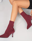 Helvano | Spitze Sock-Stiefeletten für Damen