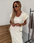 Helvano | Jersey-Midikleid mit Rollkragen für Damen