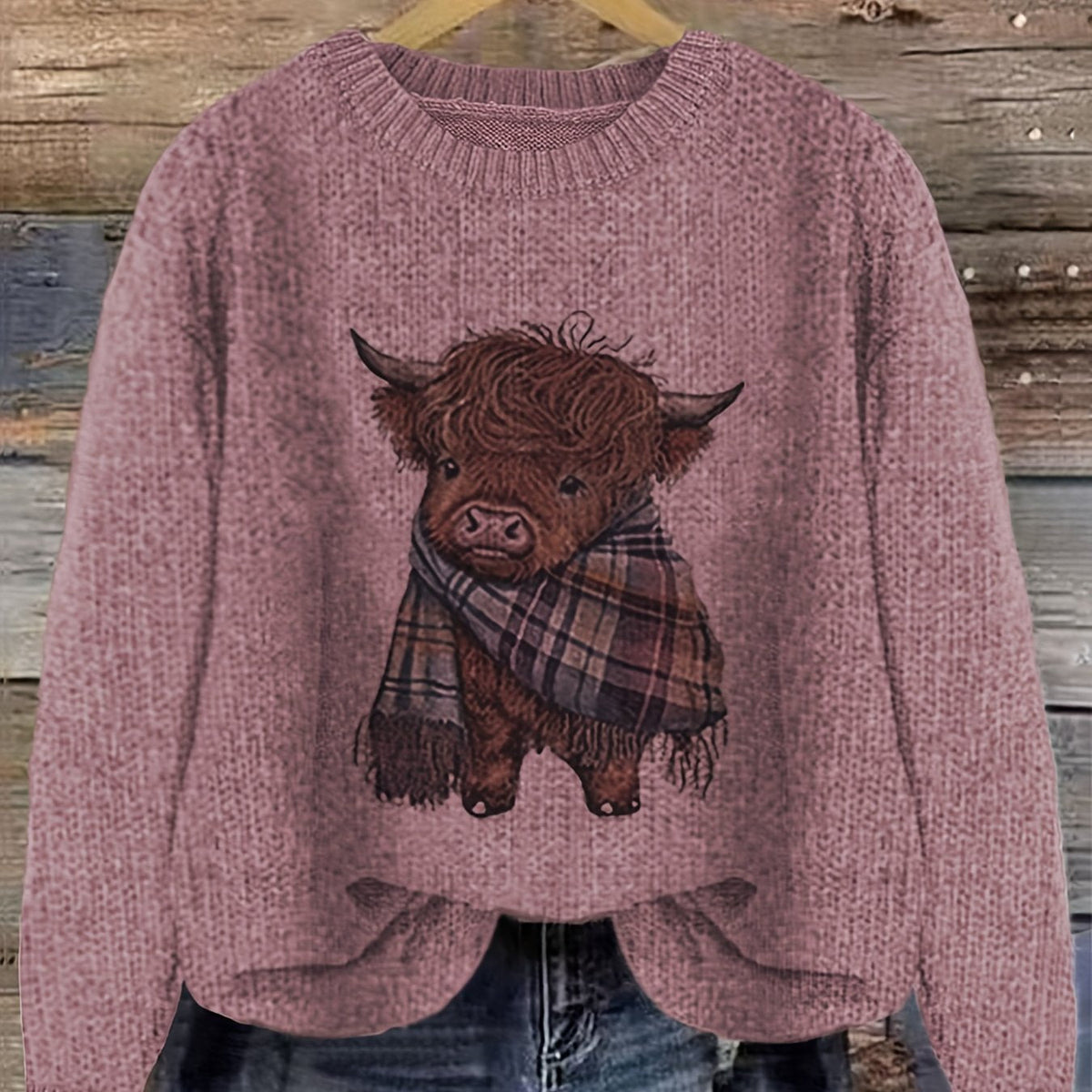 Helvano | Strickpullover mit Rundhalsausschnitt für Damen