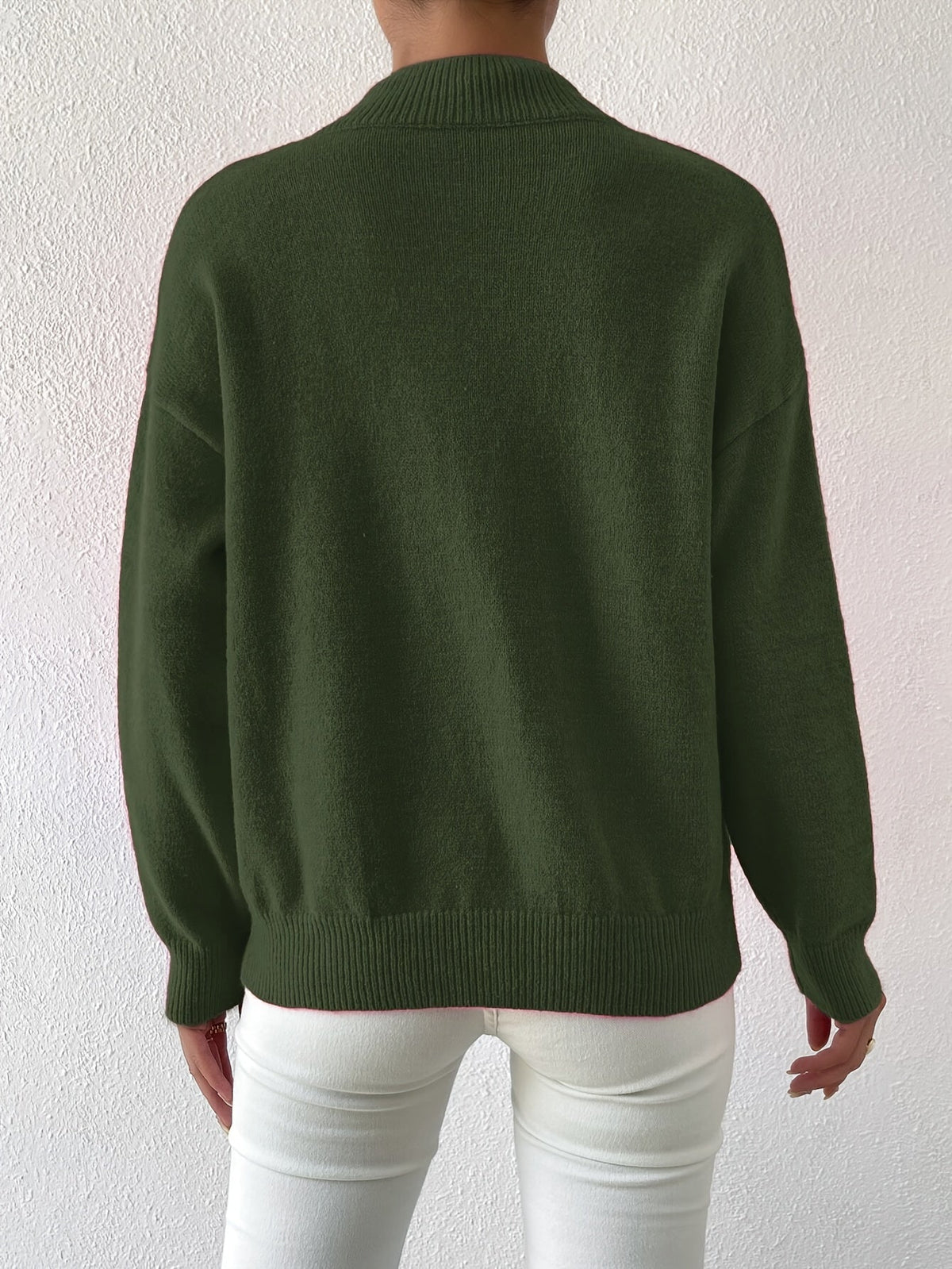 Helvano | Strickpullover mit Stehkragen für Damen