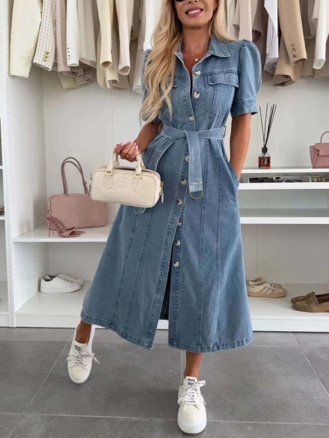 Helvano | Jeanshemdkleid für Damen