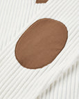 Helvano | Zweifarbiger Strick-Troyer mit Zipper für Herren