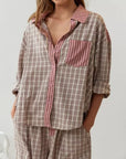 Helvano | Zweiteiliger Pyjama für Damen aus Baumwolle