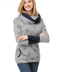 Helvano | Still-Sweatshirt mit Reissverschluss für Damen