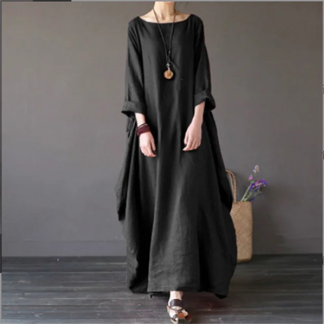 Helvano | Kariertes Baumwollkleid für Damen